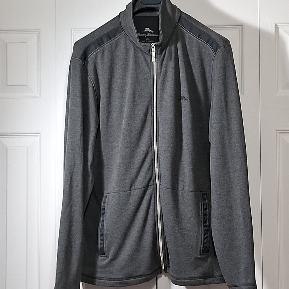 Tommy Bahama zip-up sweater jacket